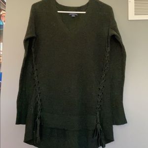 green AE sweater